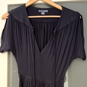 Anthropologie maxi dress with pockets